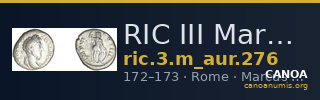 RIC III Marcus Aurelius 276 — CANOA