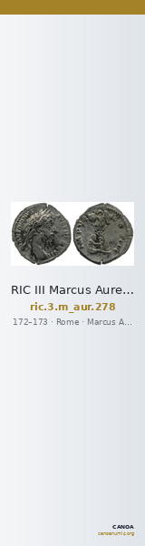 RIC III Marcus Aurelius 278 — CANOA