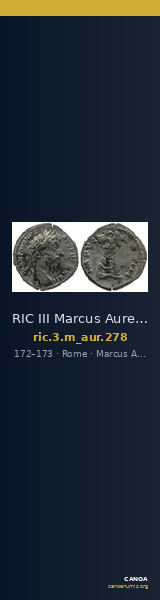 RIC III Marcus Aurelius 278 — CANOA