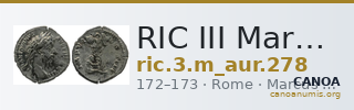 RIC III Marcus Aurelius 278 — CANOA