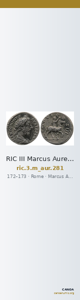RIC III Marcus Aurelius 281 — CANOA