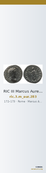 RIC III Marcus Aurelius 283 — CANOA