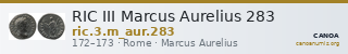 RIC III Marcus Aurelius 283 — CANOA