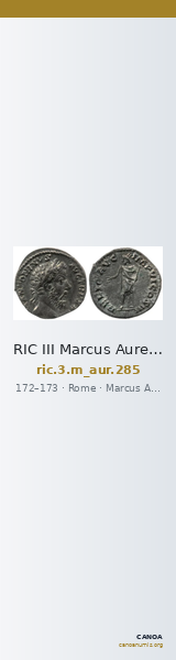 RIC III Marcus Aurelius 285 — CANOA