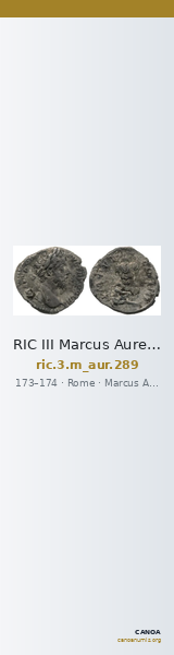 RIC III Marcus Aurelius 289 — CANOA