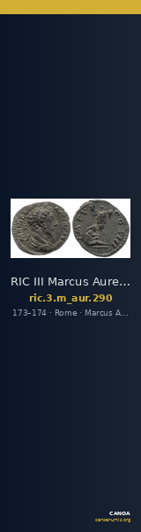 RIC III Marcus Aurelius 290 — CANOA