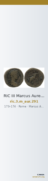 RIC III Marcus Aurelius 291 — CANOA