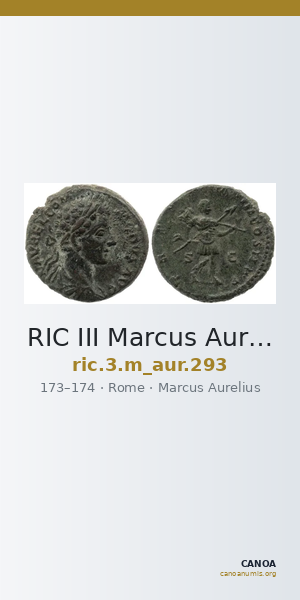 RIC III Marcus Aurelius 293 — CANOA