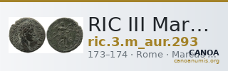 RIC III Marcus Aurelius 293 — CANOA