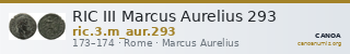 RIC III Marcus Aurelius 293 — CANOA
