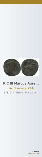 RIC III Marcus Aurelius 294 — CANOA