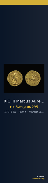 RIC III Marcus Aurelius 295 — CANOA
