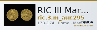 RIC III Marcus Aurelius 295 — CANOA