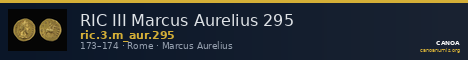 RIC III Marcus Aurelius 295 — CANOA