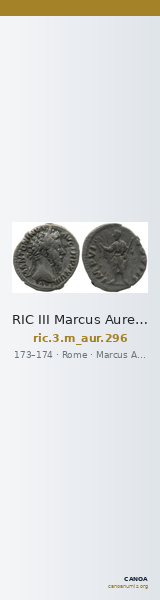 RIC III Marcus Aurelius 296 — CANOA