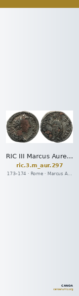 RIC III Marcus Aurelius 297 — CANOA