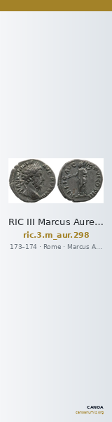 RIC III Marcus Aurelius 298 — CANOA