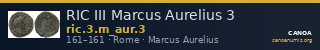 RIC III Marcus Aurelius 3 — CANOA