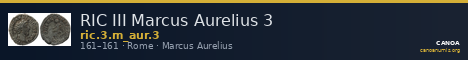 RIC III Marcus Aurelius 3 — CANOA
