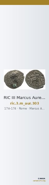 RIC III Marcus Aurelius 303 — CANOA