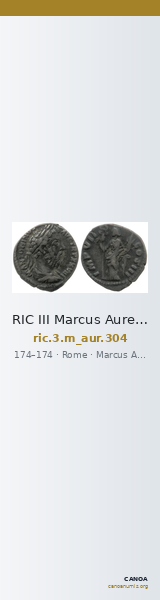 RIC III Marcus Aurelius 304 — CANOA