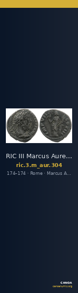 RIC III Marcus Aurelius 304 — CANOA