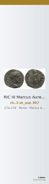 RIC III Marcus Aurelius 307 — CANOA
