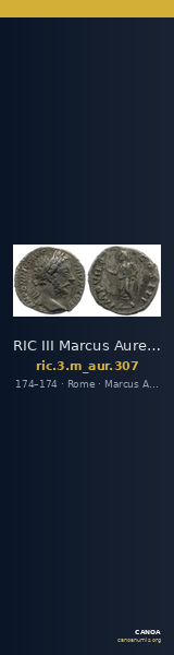 RIC III Marcus Aurelius 307 — CANOA