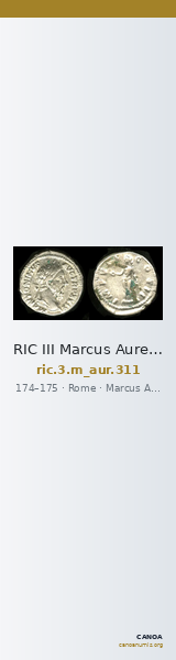 RIC III Marcus Aurelius 311 — CANOA