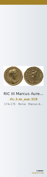 RIC III Marcus Aurelius 318 — CANOA