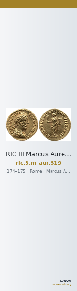 RIC III Marcus Aurelius 319 — CANOA