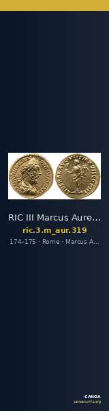 RIC III Marcus Aurelius 319 — CANOA