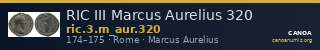 RIC III Marcus Aurelius 320 — CANOA