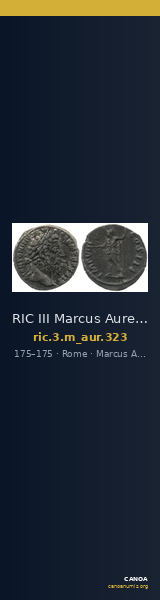 RIC III Marcus Aurelius 323 — CANOA