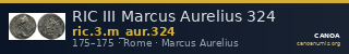 RIC III Marcus Aurelius 324 — CANOA