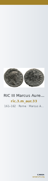 RIC III Marcus Aurelius 33 — CANOA