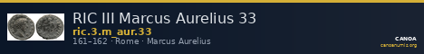 RIC III Marcus Aurelius 33 — CANOA