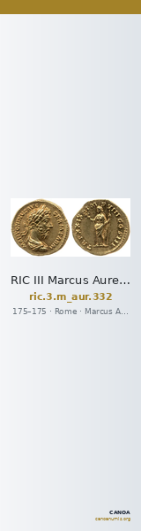 RIC III Marcus Aurelius 332 — CANOA