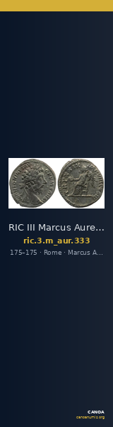 RIC III Marcus Aurelius 333 — CANOA