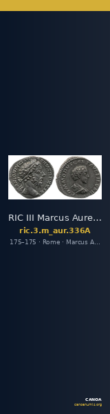 RIC III Marcus Aurelius 336A — CANOA