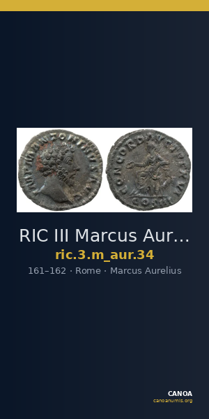 RIC III Marcus Aurelius 34 — CANOA