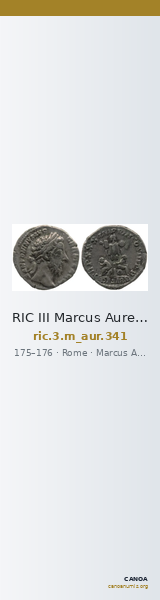 RIC III Marcus Aurelius 341 — CANOA