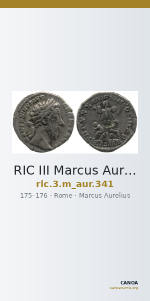 RIC III Marcus Aurelius 341 — CANOA