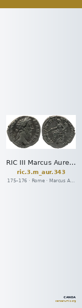 RIC III Marcus Aurelius 343 — CANOA
