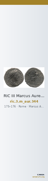RIC III Marcus Aurelius 344 — CANOA