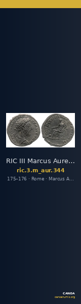 RIC III Marcus Aurelius 344 — CANOA