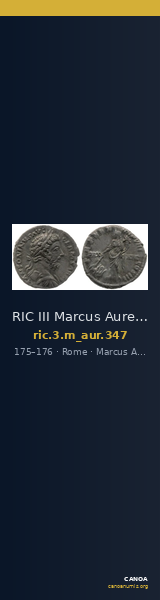 RIC III Marcus Aurelius 347 — CANOA