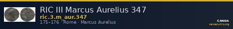RIC III Marcus Aurelius 347 — CANOA