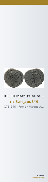RIC III Marcus Aurelius 349 — CANOA