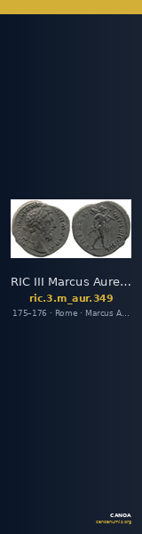 RIC III Marcus Aurelius 349 — CANOA